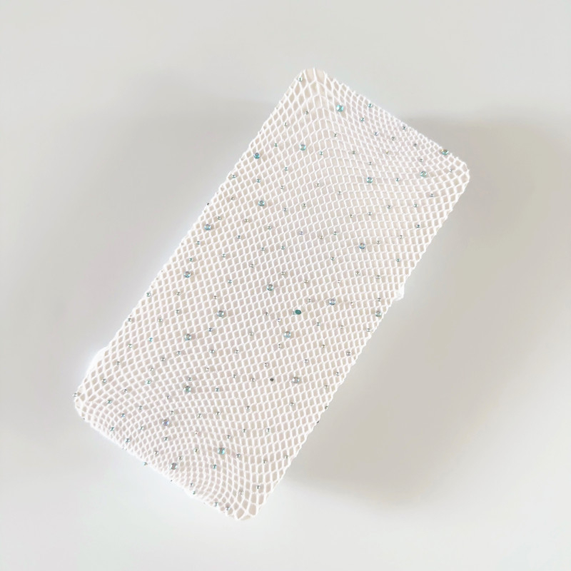 Vaikų nailoninės kojinės su tinklu ir kristalais, užkerta užsikabinimo riziką, šokių treniruotėms