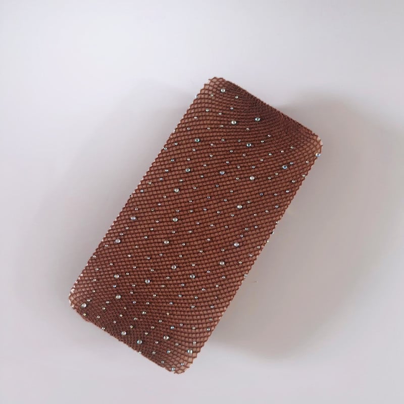 Vaikų nailoninės kojinės su tinklu ir kristalais, užkerta užsikabinimo riziką, šokių treniruotėms