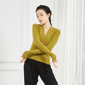 Sieviešu modernas deju treniņtērps — viskozes audums, 66% viskoze, odere no kokvilnas maisījuma, zīmols The Dancer's Song