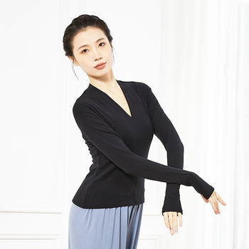 Sieviešu modernas deju treniņtērps — viskozes audums, 66% viskoze, odere no kokvilnas maisījuma, zīmols The Dancer's Song