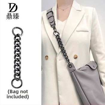 Ιμάντας ώμου με επέκταση αλυσίδας για Longchamp Hobo – μεταλλικός ιμάντας Dingzhen, αστικός μινιμαλισμός, Καλοκαίρι 2024