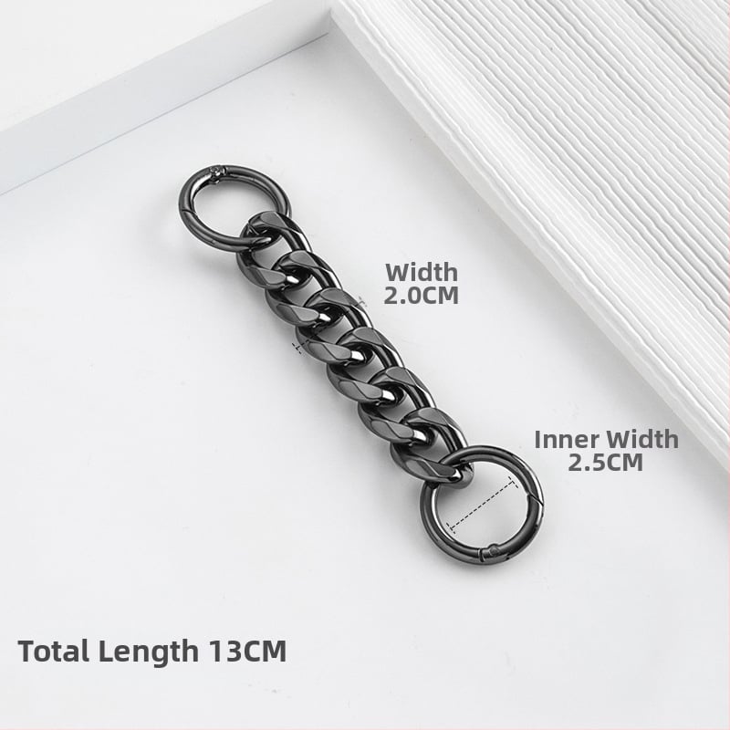 Ιμάντας ώμου με επέκταση αλυσίδας για Longchamp Hobo – μεταλλικός ιμάντας Dingzhen, αστικός μινιμαλισμός, Καλοκαίρι 2024