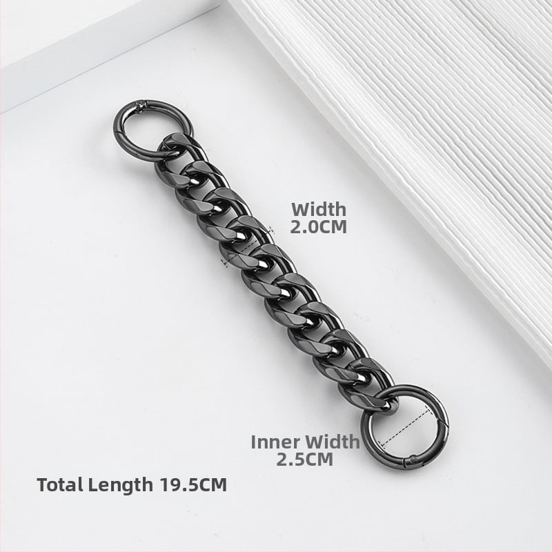 Ιμάντας ώμου με επέκταση αλυσίδας για Longchamp Hobo – μεταλλικός ιμάντας Dingzhen, αστικός μινιμαλισμός, Καλοκαίρι 2024