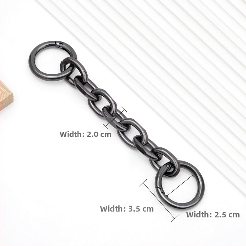 Ιμάντας ώμου με επέκταση αλυσίδας για Longchamp Hobo – μεταλλικός ιμάντας Dingzhen, αστικός μινιμαλισμός, Καλοκαίρι 2024