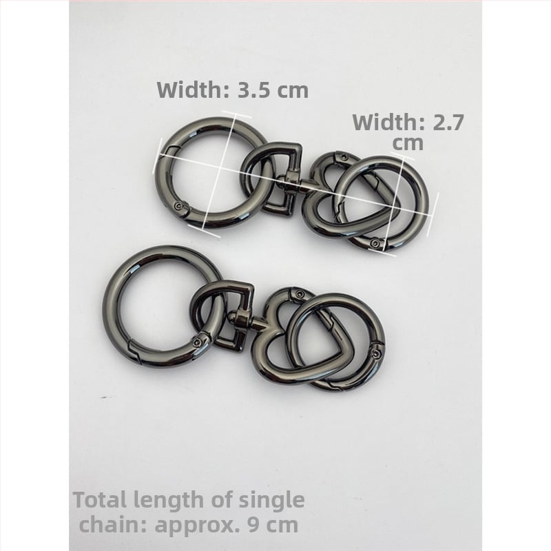 Ιμάντας ώμου με επέκταση αλυσίδας για Longchamp Hobo – μεταλλικός ιμάντας Dingzhen, αστικός μινιμαλισμός, Καλοκαίρι 2024