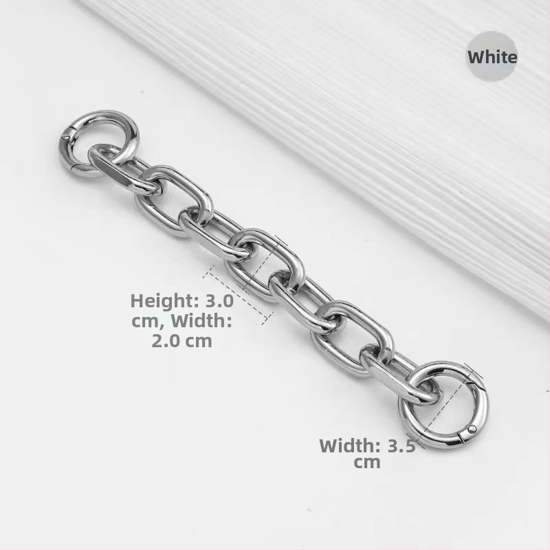 Ιμάντας ώμου με επέκταση αλυσίδας για Longchamp Hobo – μεταλλικός ιμάντας Dingzhen, αστικός μινιμαλισμός, Καλοκαίρι 2024