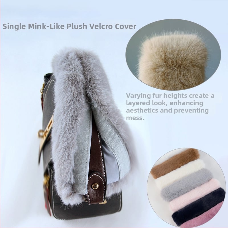 Explore Καλύμματα Λαβής Τσάντας από Ψεύτικη Γούνα Μίνκ – Κάλυμμα Λουριού Τσάντας, Πολυεστέρας Ultra-light
