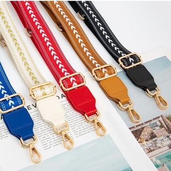 Ρυθμιζόμενη ζώνη ώμου για γυναικεία τσάντα – πολυεστέρας, δερμάτιες λεπτομέρειες, κωδικός Jd221, μάρκα Yida, ρίγες