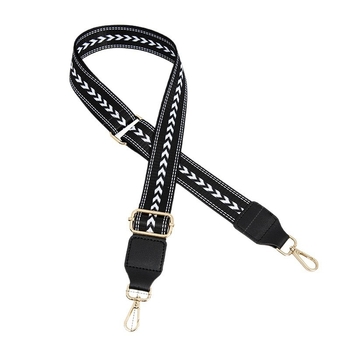 Ρυθμιζόμενη ζώνη ώμου για γυναικεία τσάντα – πολυεστέρας, δερμάτιες λεπτομέρειες, κωδικός Jd221, μάρκα Yida, ρίγες