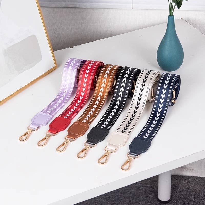 Ρυθμιζόμενη ζώνη ώμου για γυναικεία τσάντα – πολυεστέρας, δερμάτιες λεπτομέρειες, κωδικός Jd221, μάρκα Yida, ρίγες