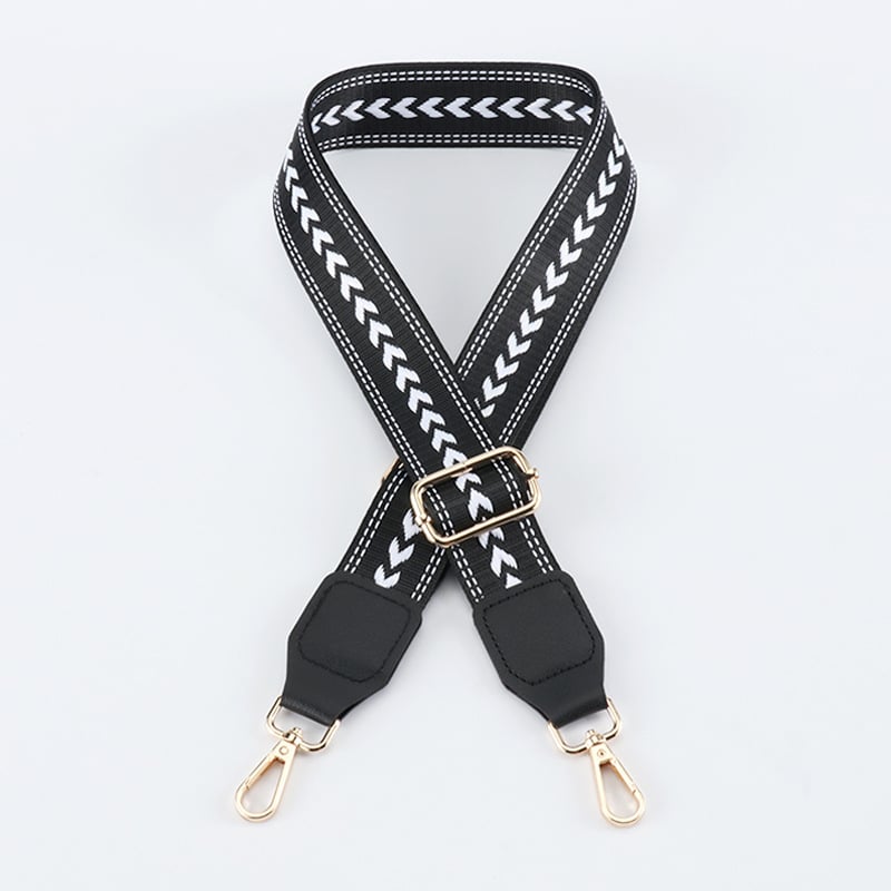 Ρυθμιζόμενη ζώνη ώμου για γυναικεία τσάντα – πολυεστέρας, δερμάτιες λεπτομέρειες, κωδικός Jd221, μάρκα Yida, ρίγες