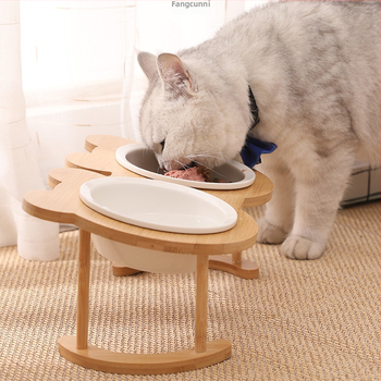 Μπολ φαγητού γάτας από ανοξείδωτο ατσάλι για κατοικίδια