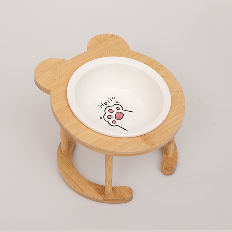 Μπολ φαγητού γάτας από ανοξείδωτο ατσάλι για κατοικίδια