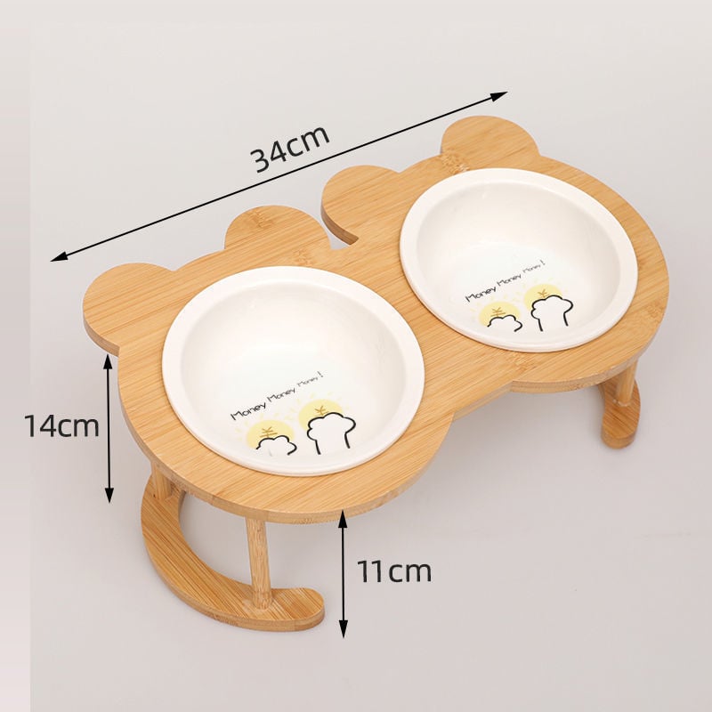 Μπολ φαγητού γάτας από ανοξείδωτο ατσάλι για κατοικίδια