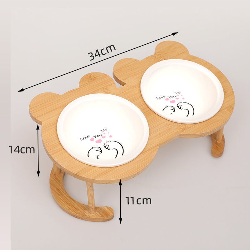 Μπολ φαγητού γάτας από ανοξείδωτο ατσάλι για κατοικίδια