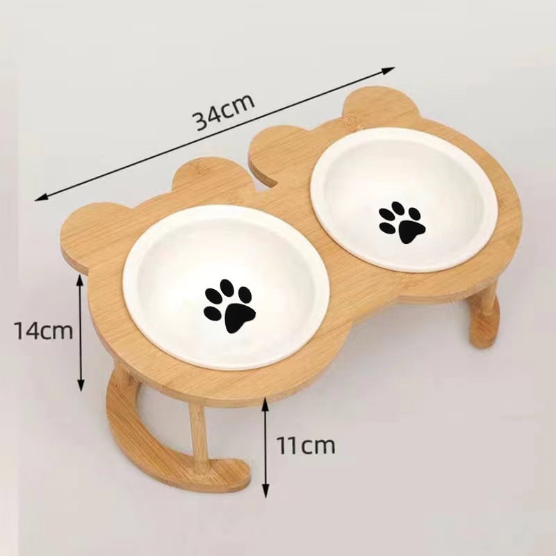 Μπολ φαγητού γάτας από ανοξείδωτο ατσάλι για κατοικίδια