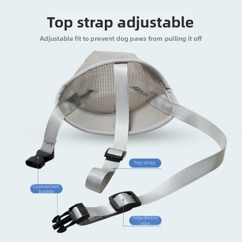 Suņa muta aizsargs - elpojoša sieta aizsardzība pret kodumiem, poliesters, 200 gab./kaste, licencēta privātā zīmola zīme