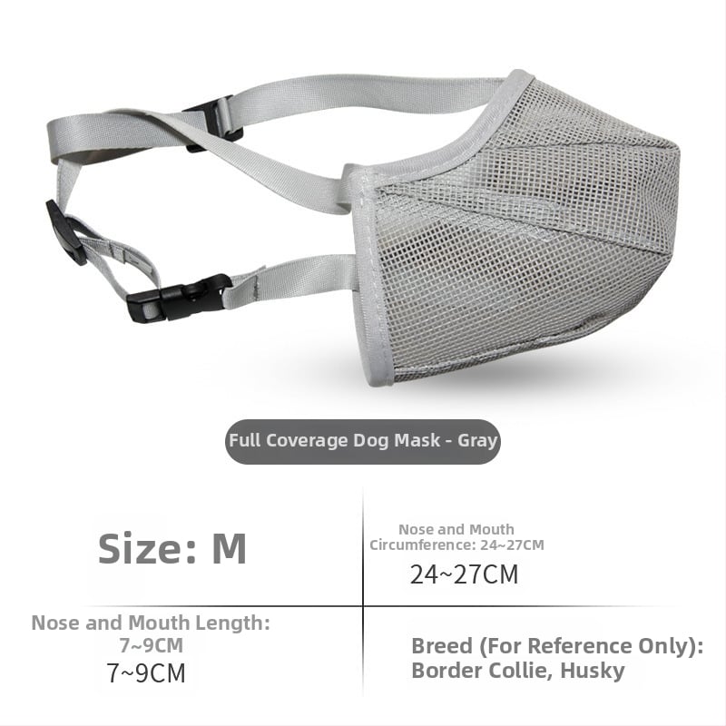 Suņa muta aizsargs - elpojoša sieta aizsardzība pret kodumiem, poliesters, 200 gab./kaste, licencēta privātā zīmola zīme