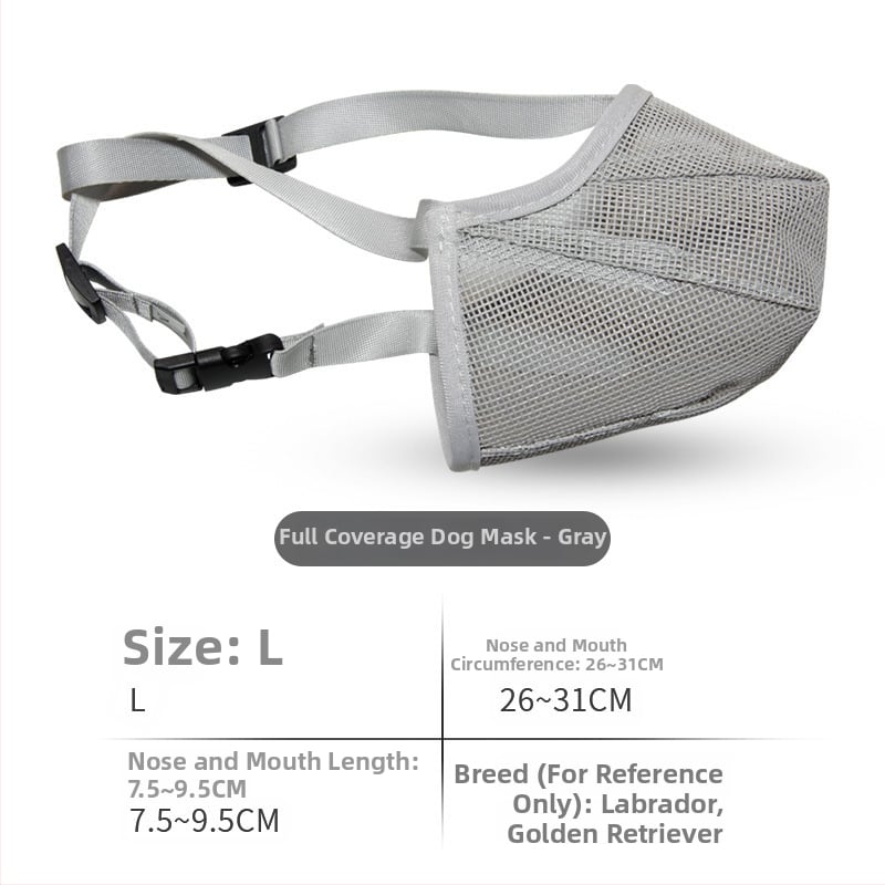 Suņa muta aizsargs - elpojoša sieta aizsardzība pret kodumiem, poliesters, 200 gab./kaste, licencēta privātā zīmola zīme