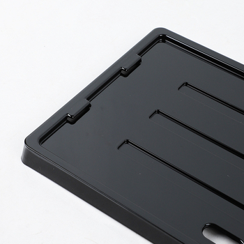 Numbrimärgiraam - täis serva disain, ühilduv SU7/YU7-ga, mõeldud uue energiaga sõidukitele, plastikust