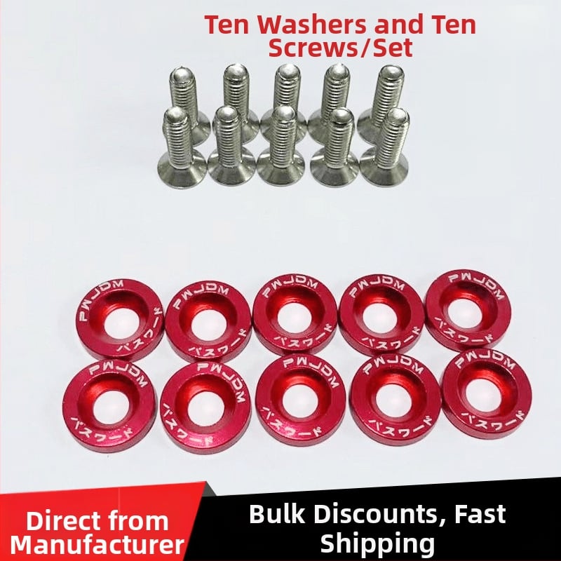 Sraigtų tarpiklis priekinei ir galinei bamperio stiprinimui, nikeliuoto plieno plokštelė registracijos numerio rėmui, universalus tvirtinimas