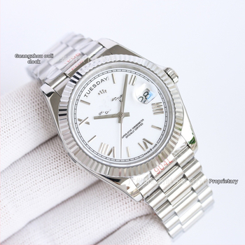 Vīriešu mehāniskais automāts ar Seagull 2813 kustību, displejs ar rādītājiem un cipariem, nerūsējošā tērauda korpuss un siksna