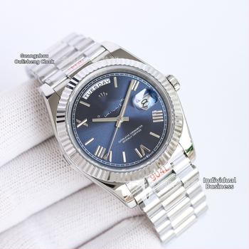 Vīriešu mehāniskais automāts ar Seagull 2813 kustību, displejs ar rādītājiem un cipariem, nerūsējošā tērauda korpuss un siksna