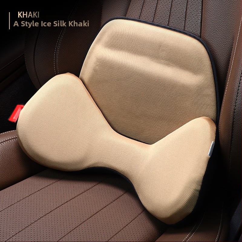 Anyicheju Automobilio klubų ir juosmens atramos pagalvė — trijų dimensijų dizainas, Ice Silk apdaila, Memory Cotton užpildas, vienalytė spalva, pritaikomas