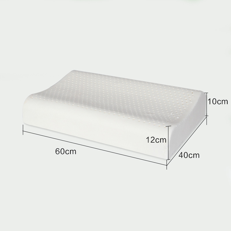 Indini taisnstūra latex spilvens ar dabīgā lateksa kodolu, lateksa saturs 90%+, pielāgojams