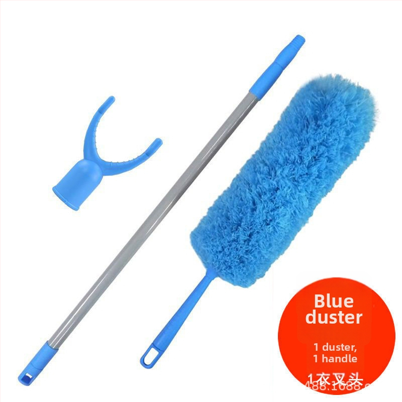 Jingsheng Vlákový prachový štet s guľatou hlavou, 175 cm, na odstraňovanie prachu, doma a v aute