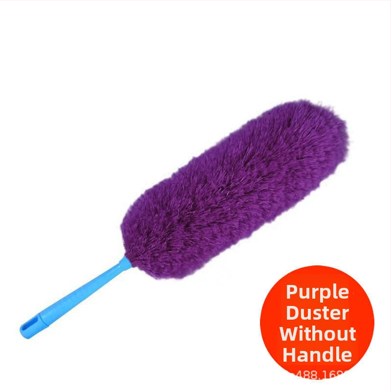 Jingsheng Šķiedru putekļu suka ar apaļu galvu, 175 cm, putekļu noņemšanai mājās un automašīnās