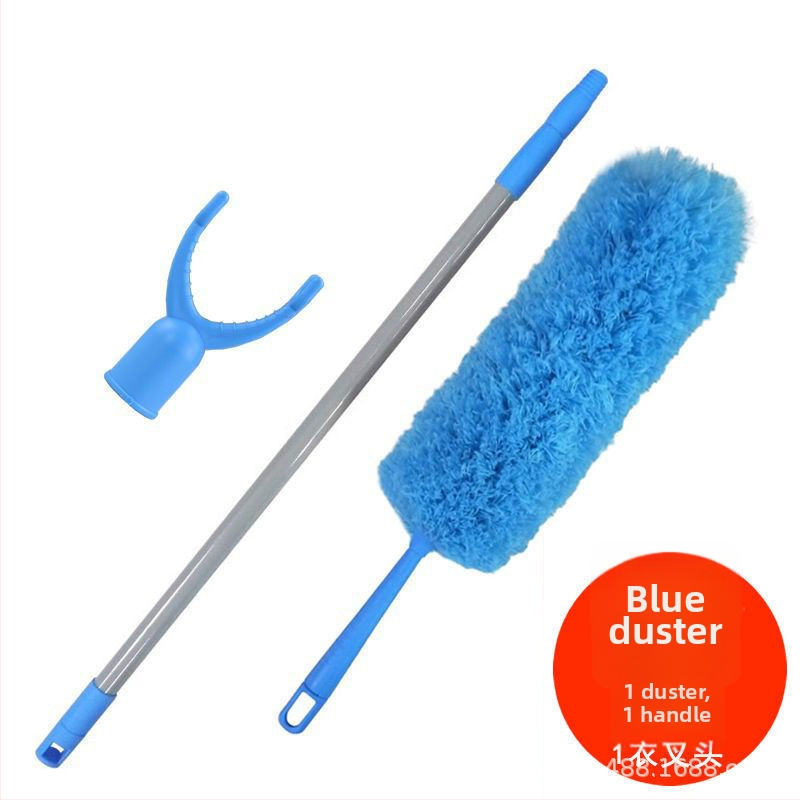 Jingsheng Šķiedru putekļu suka ar apaļu galvu, 175 cm, putekļu noņemšanai mājās un automašīnās