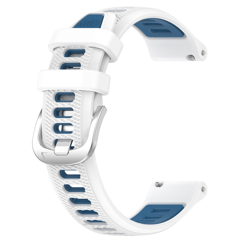 Brățară silicon Garmin Forerunner 265, bi-color, 18/20/22 mm, cataramă cu pin