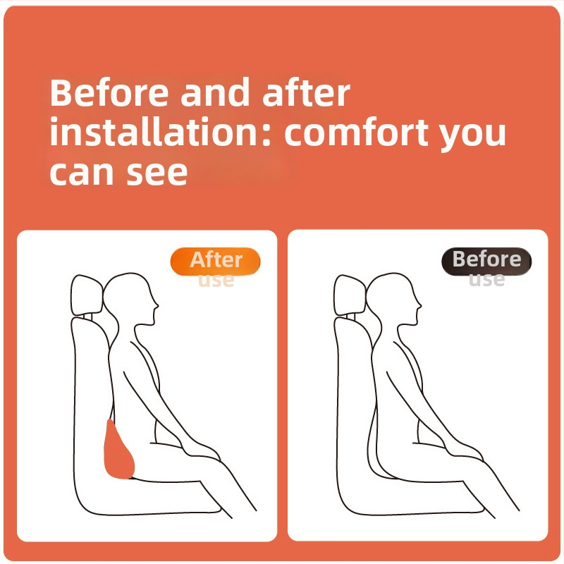 Auto bedrová opora, pamäťová pena, tenký dizajn, velúr materiál, univerzálna kompatibilita, prispôsobiteľná