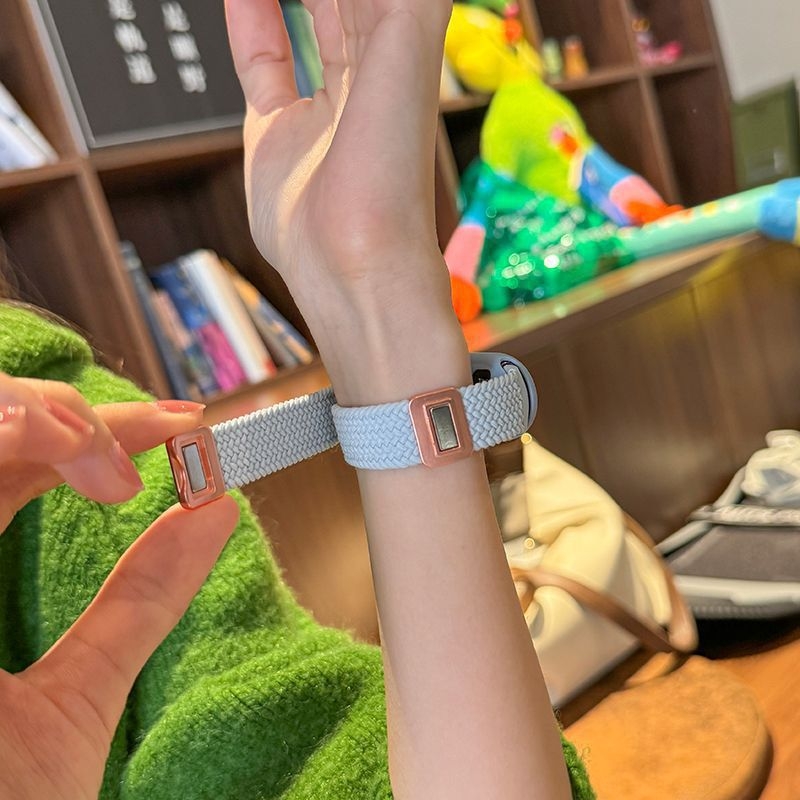 Silikonsko kućište za Mi Band 4–10, pleteni magnetski sportski remen