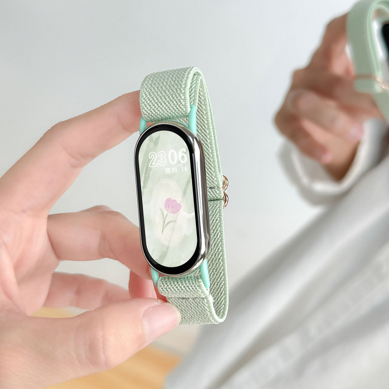 Silikonsko kućište za Mi Band 4–10, pleteni magnetski sportski remen