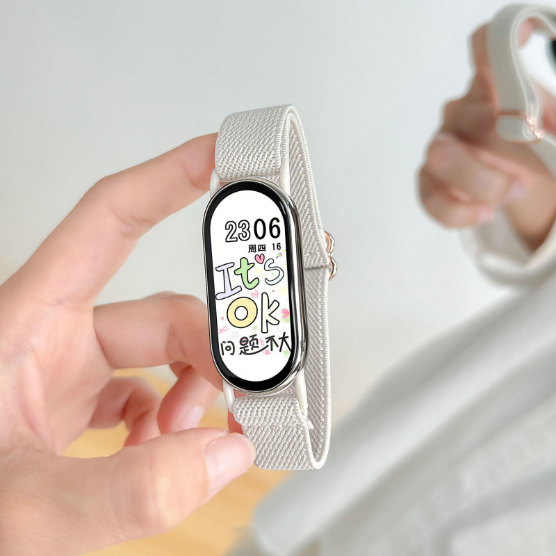 Silikonsko kućište za Mi Band 4–10, pleteni magnetski sportski remen