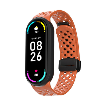 Silikona siksniņa priekš Xiaomi Mi Band, ērts pieskāriens, elastīga, ūdensizturīga un sviedru izturīga, modes stils