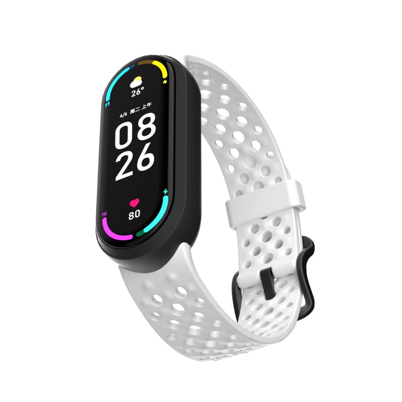 Silikona siksniņa priekš Xiaomi Mi Band, ērts pieskāriens, elastīga, ūdensizturīga un sviedru izturīga, modes stils