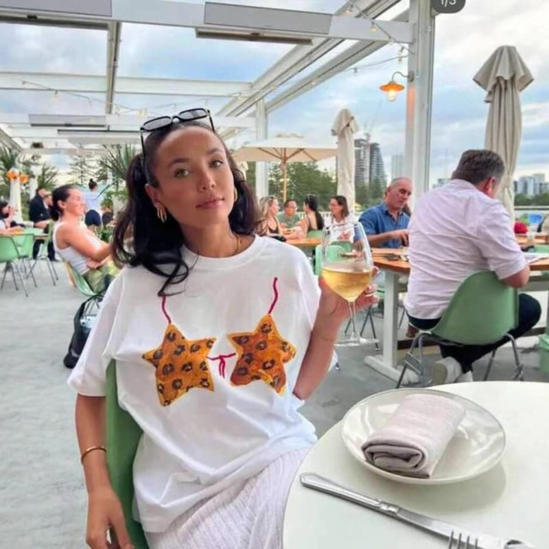 Leopardprinta kokvilnas T-krekls, īsas piedurknes, brīvs piegriezums, apaļa kakla izgriezums