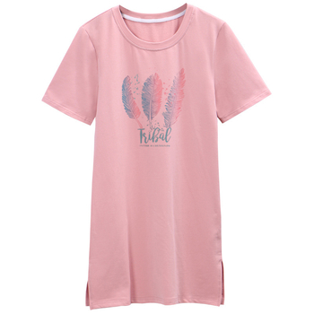 Slim fit T-krekls ar īsām piedurknēm no kokvilnas-spandeksa, ar apaļu kaklu un drukātu rakstu