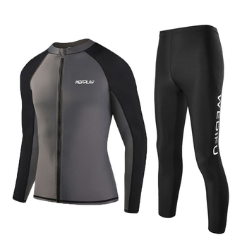 Vyrų nardymo neopreninis komplektas su UV apsauga, visus sezonus, suaugusiems.