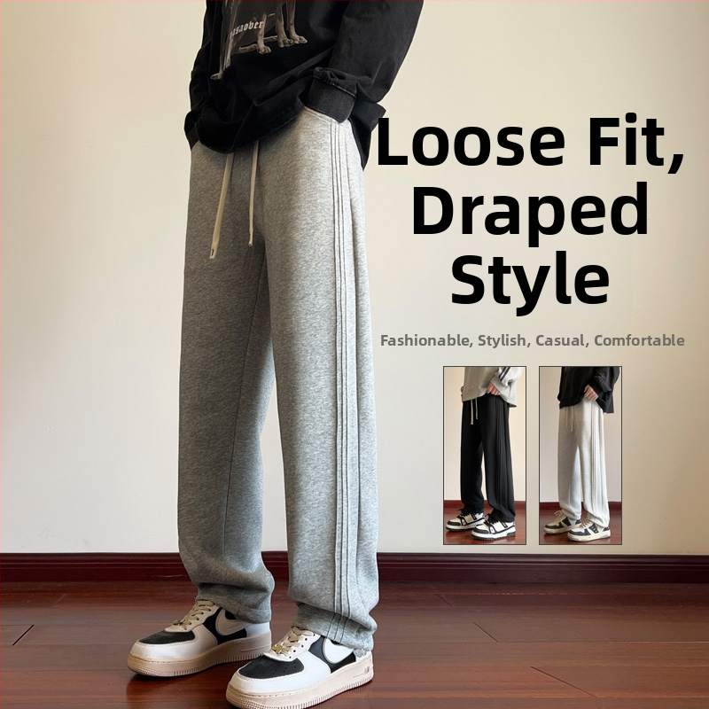 Pusaudžu sporta ikdienas bikses, brīvs piegriezums, vidukļa vidējais līmenis, šņorēta aizdare, kokvilnas audums