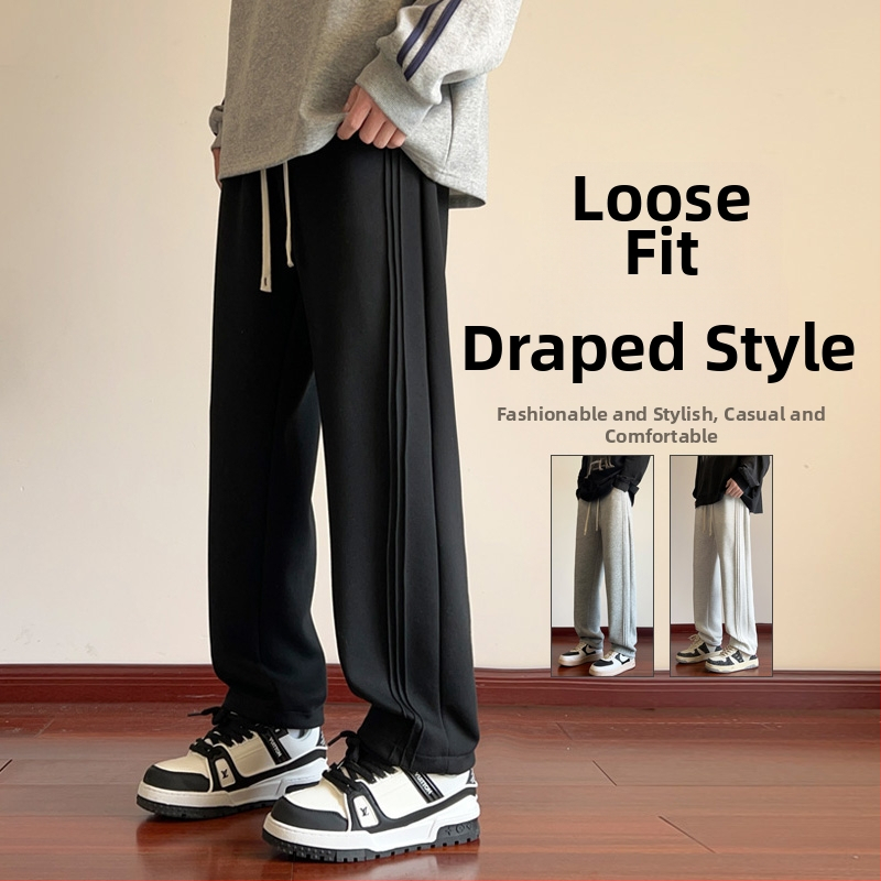 Pusaudžu sporta ikdienas bikses, brīvs piegriezums, vidukļa vidējais līmenis, šņorēta aizdare, kokvilnas audums