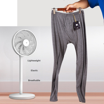 Vīriešu modalālais pamata slāņa bikses, viengabala, plānas, silti, 90–95% modal, auduma biezums 161–180 g/m2