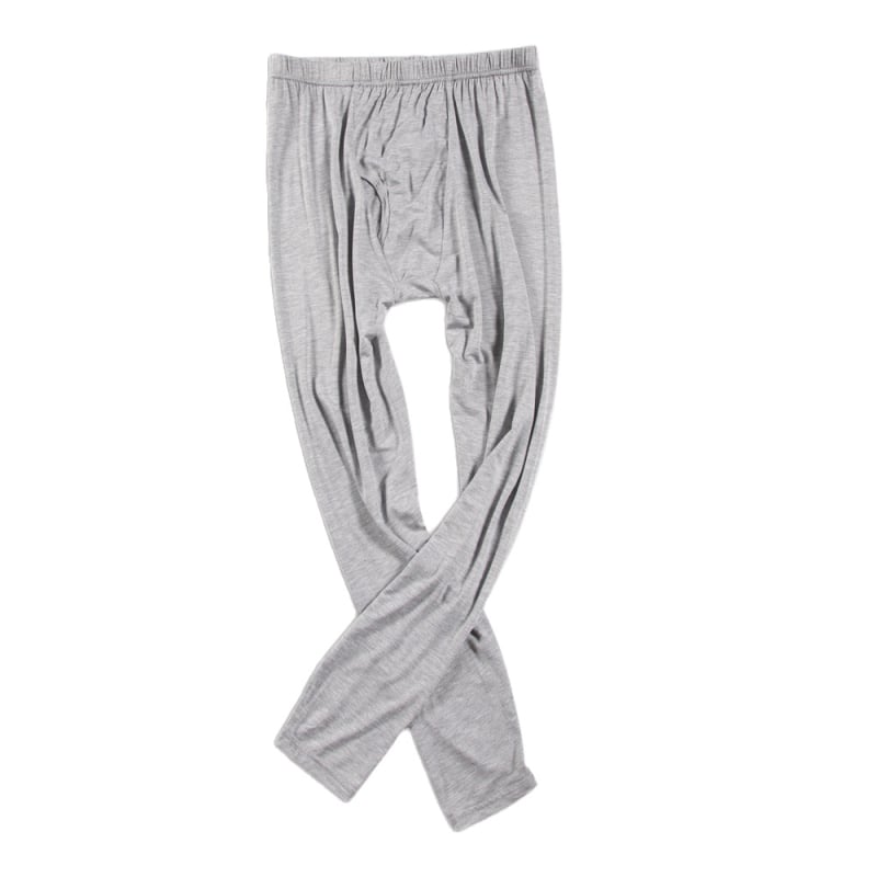 Vīriešu modalālais pamata slāņa bikses, viengabala, plānas, silti, 90–95% modal, auduma biezums 161–180 g/m2