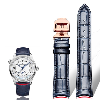 Laikrodžio dirželis iš natūralios odos su krokodilo raštu, Moon Phase Master modelis, viršutinės karvės odos oda, originalus dizainas