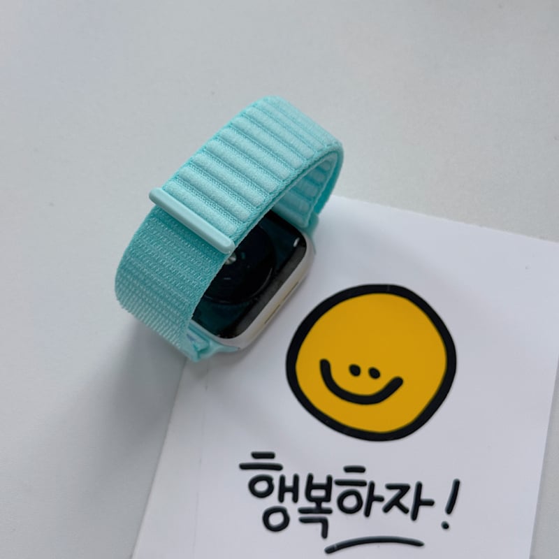 Nailoninį pynės laikrodžio dirželis su Velcro sagtimi, laukinis kalnų raštas, sporto stilius, skirtas Apple Watch