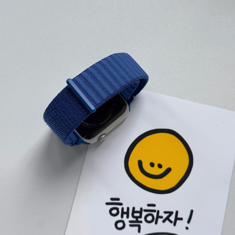 Nailoninį pynės laikrodžio dirželis su Velcro sagtimi, laukinis kalnų raštas, sporto stilius, skirtas Apple Watch