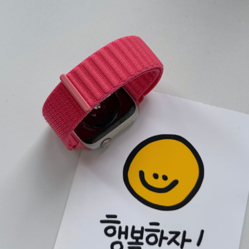 Nailoninį pynės laikrodžio dirželis su Velcro sagtimi, laukinis kalnų raštas, sporto stilius, skirtas Apple Watch